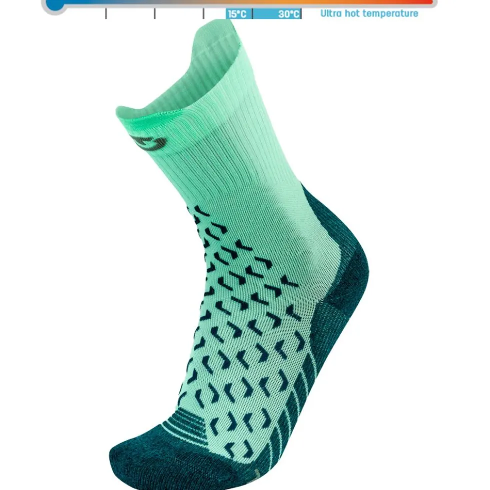 Calze Therm-Ic Outdoor Ultra Cool Crew Lady Vert Clair
