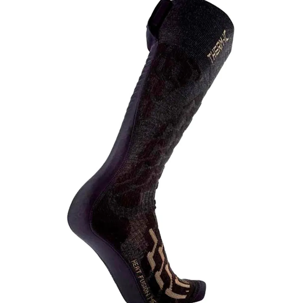 Calze Therm-Ic Powersock Heat Fusion Black Gold
