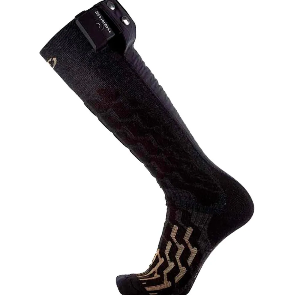Calze Therm-Ic Powersock Heat Fusion Black Gold