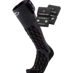 Calze Therm-Ic Powersock Set Heat Fusion Uni + S-Pack 1200 Black Grey