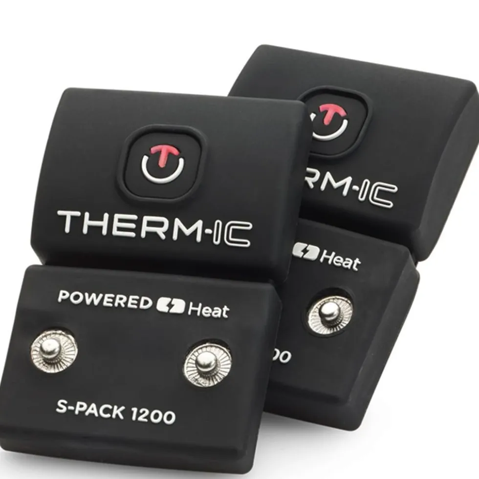 Calze Therm-Ic Powersock Set Heat Fusion Uni + S-Pack 1200 Black Grey