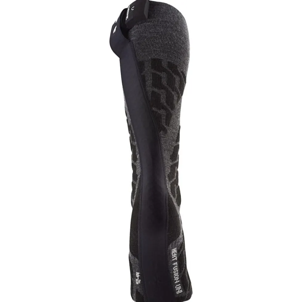 Calze Therm-Ic Powersock Set Heat Fusion Uni + S-Pack 700 Black Grey