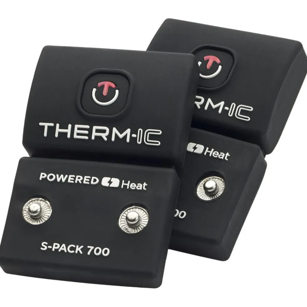 Calze Therm-Ic Powersock Set Heat Fusion Uni + S-Pack 700 Black Grey