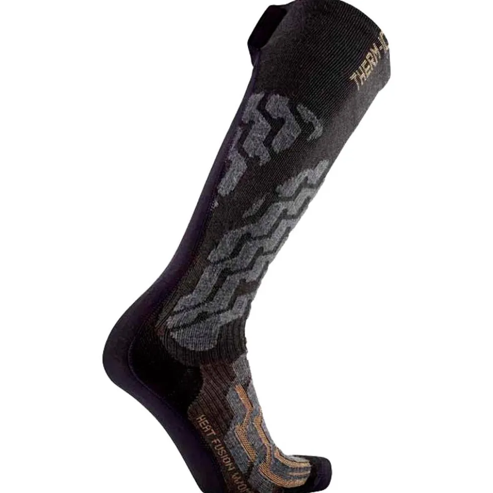 Calze Therm-Ic Powersocks Heat Fusion Uni Women Grey Gold