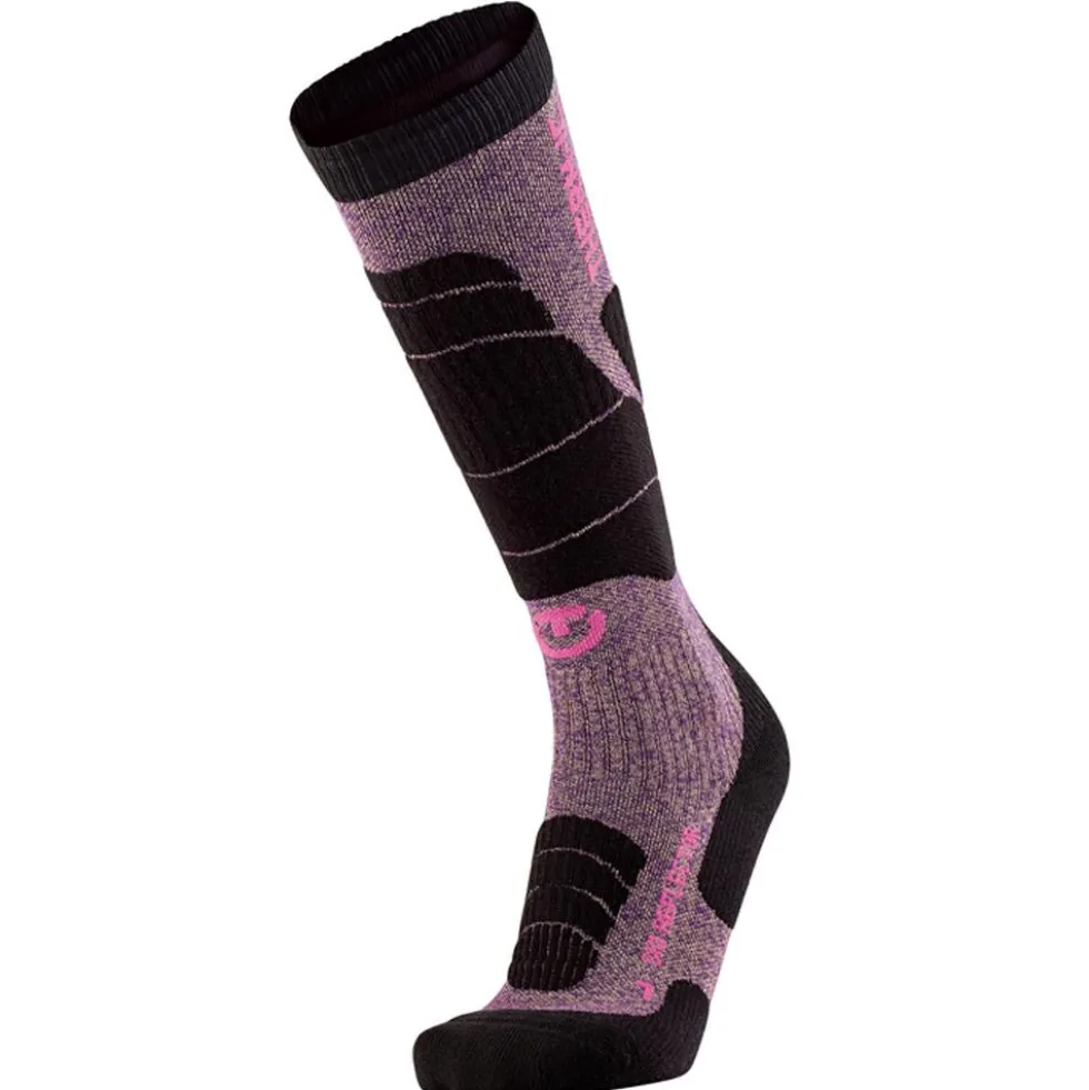 Calze Therm-Ic Ski Merino Reflector Women Fushia Gold