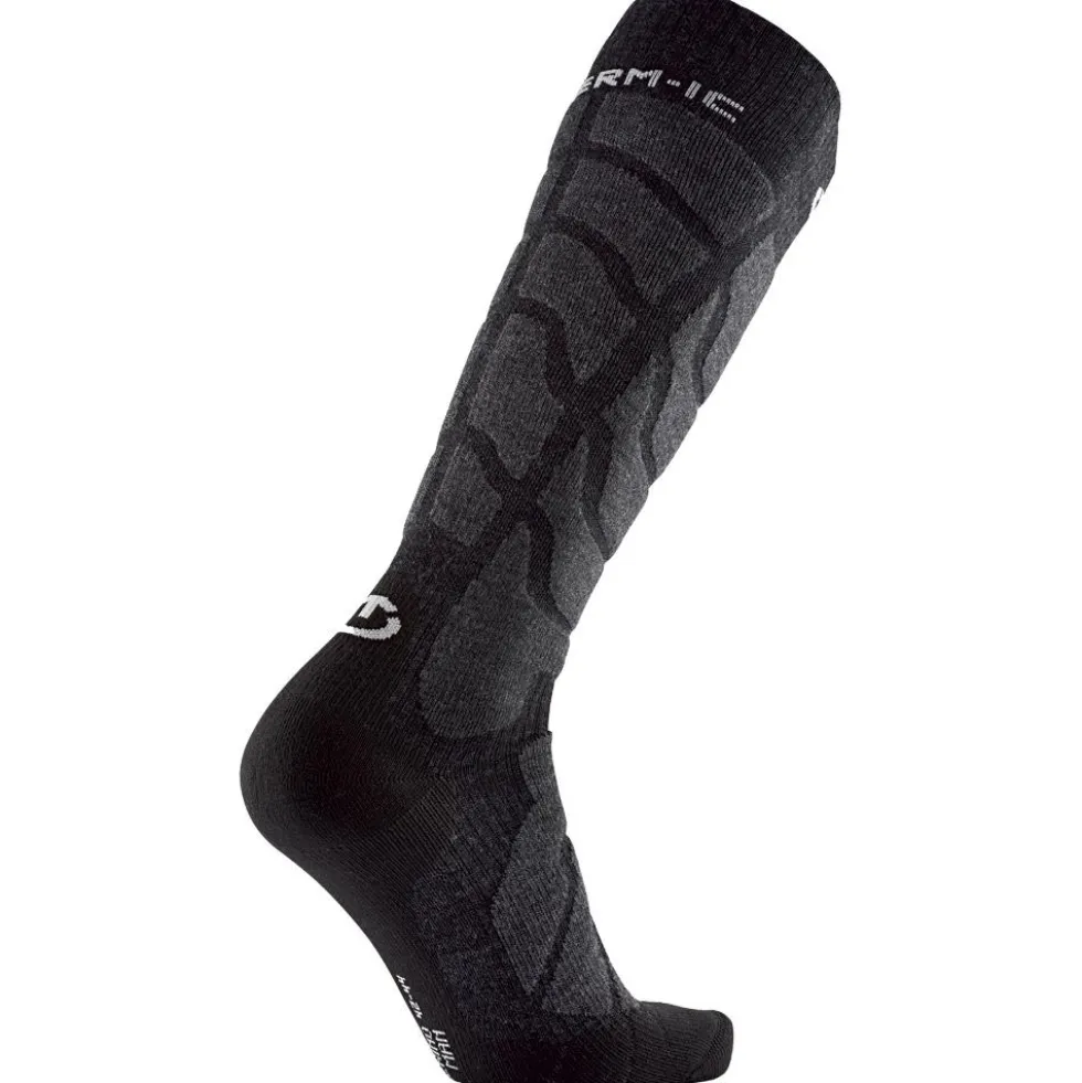 Calze Therm-Ic Ski Warm Black Grey