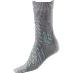 Calze Therm-Ic Trekking Cool Light Crew Lady Gris Clair Turquoise