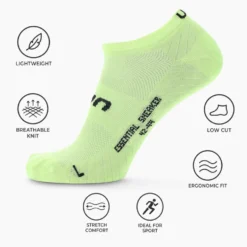 Calze Uyn Essential Sneaker Socks (2 Paires) Acid Lime