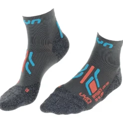 Calze Uyn Lady Trekking Approach Low Cut Grey Turquoise