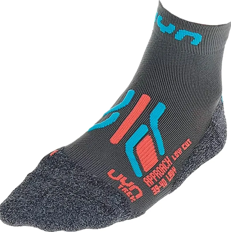 Calze Uyn Lady Trekking Approach Low Cut Grey Turquoise