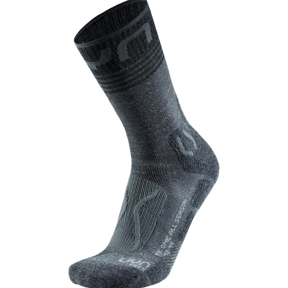 Calze Uyn Man Trekking One All Season Mid Anthracite Grey