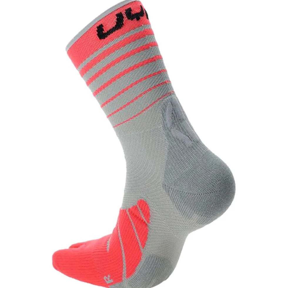 Calze Uyn Runner's Five Woman Light Grey Pink
