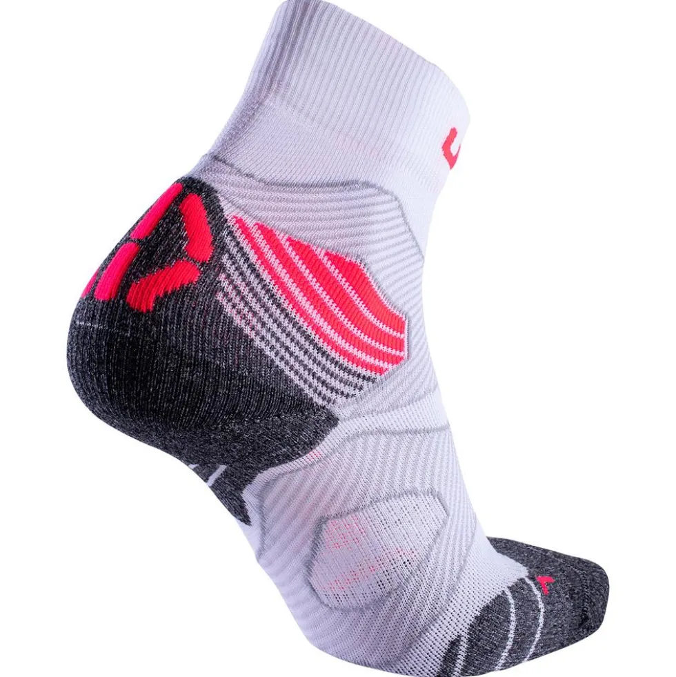 Calze Uyn Run Trail Challenge Lady White Coral Fluo