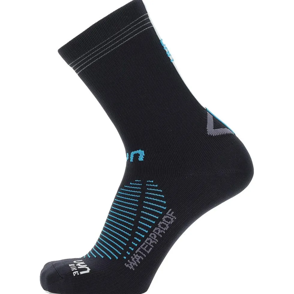 Calze Uyn Waterproof Socks Black Turquoise