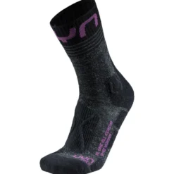 Calze Uyn Woman Trekking One All Season Mid Black Purple