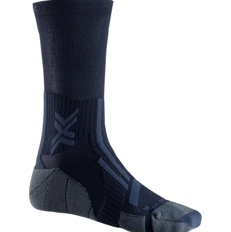 Calze X Socks Trail Run Perform Crew Black Charcoal