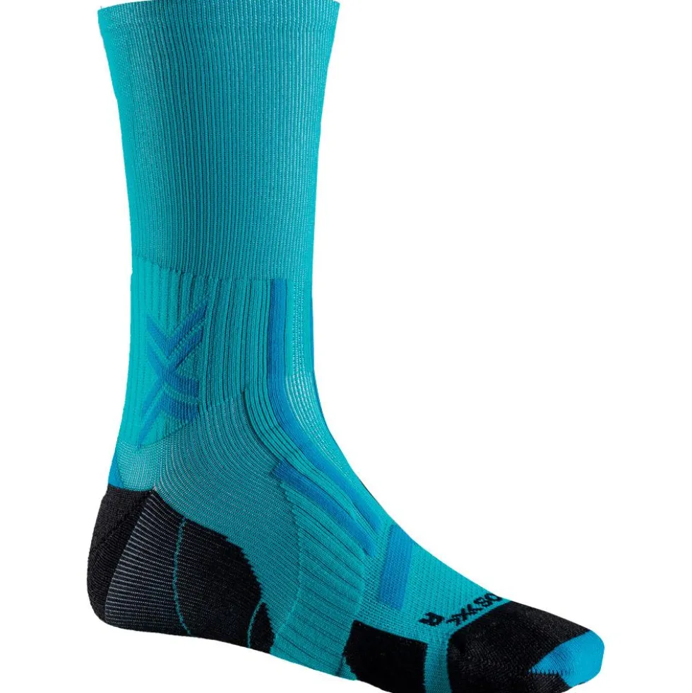 Calze X Socks Trail Run Perform Crew Lake Green Sunset Blue