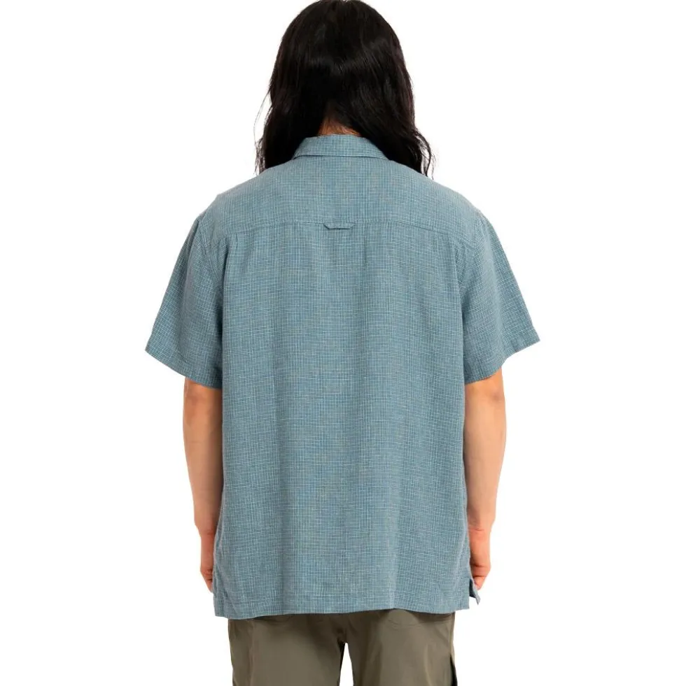 Camicia da trekking Black Diamond Scenic Route Short Sleeve Midnight Blue Glacier