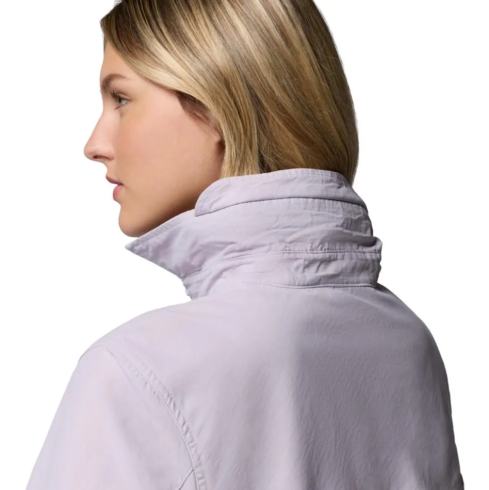 Camicia da trekking Columbia Skien Valley Long Sleeve Lavender Pearl