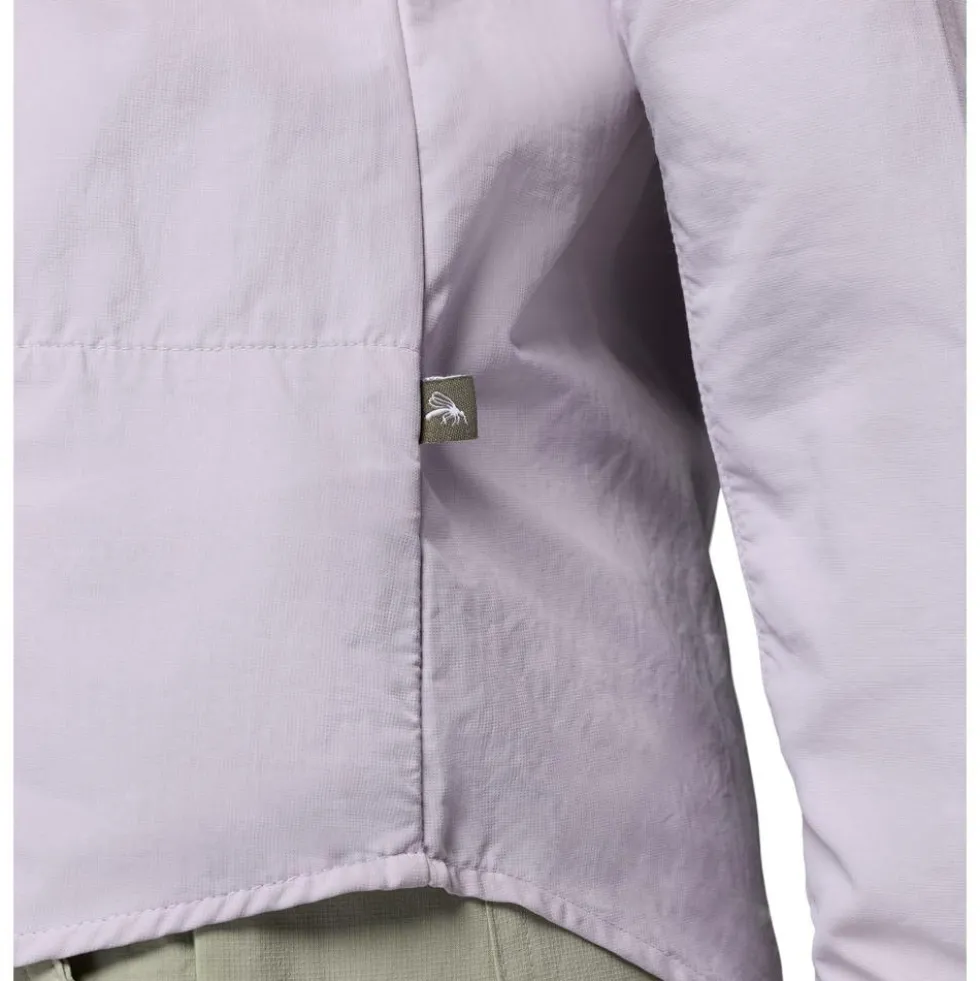 Camicia da trekking Columbia Skien Valley Long Sleeve Lavender Pearl