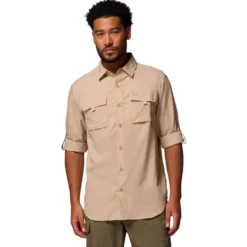 Camicia da trekking Columbia Silver Ridge Utility II Long Sleeve Ancient Fossil