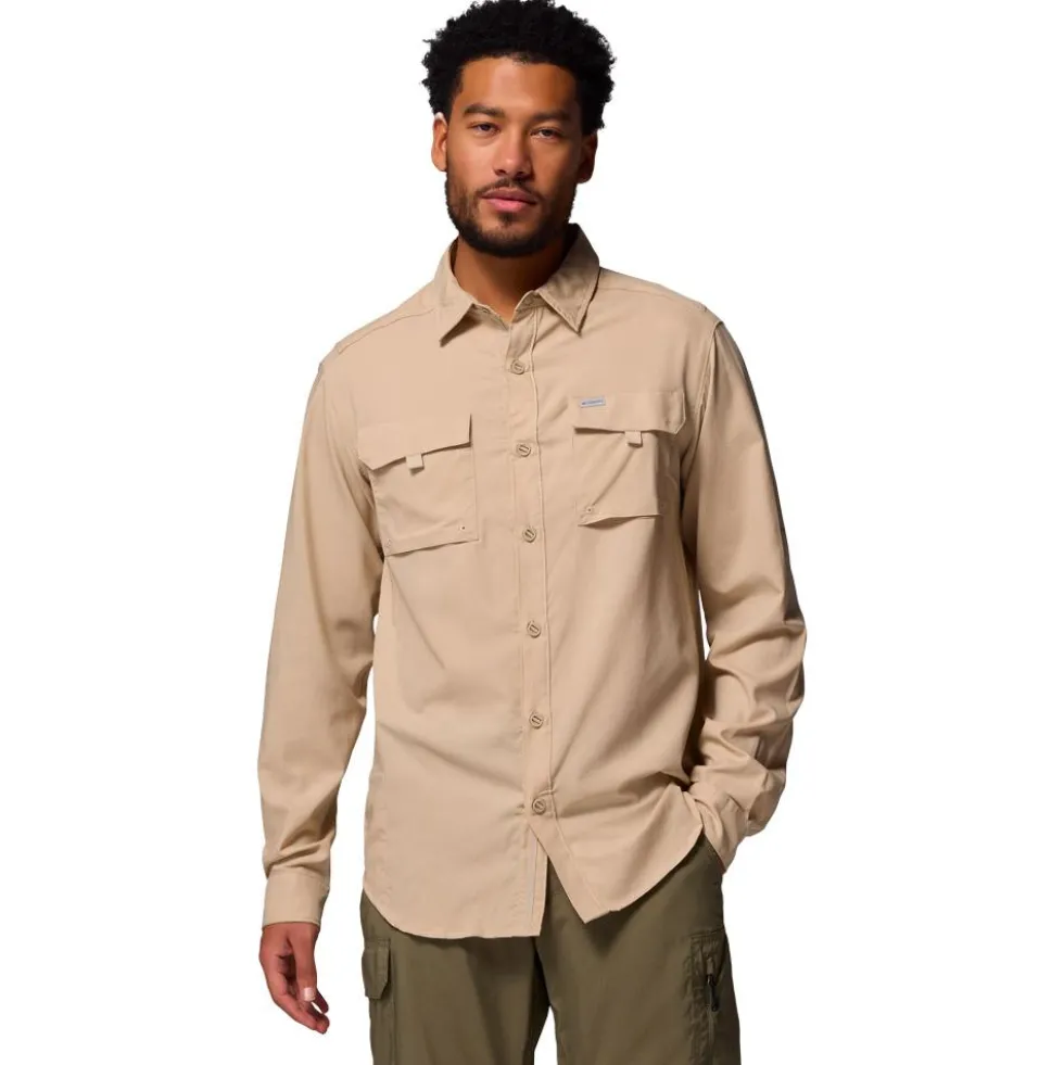 Camicia da trekking Columbia Silver Ridge Utility II Long Sleeve Ancient Fossil