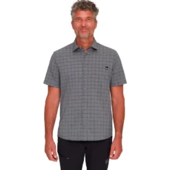 Camicia da trekking Mammut Lenni Shirt M Steel Black