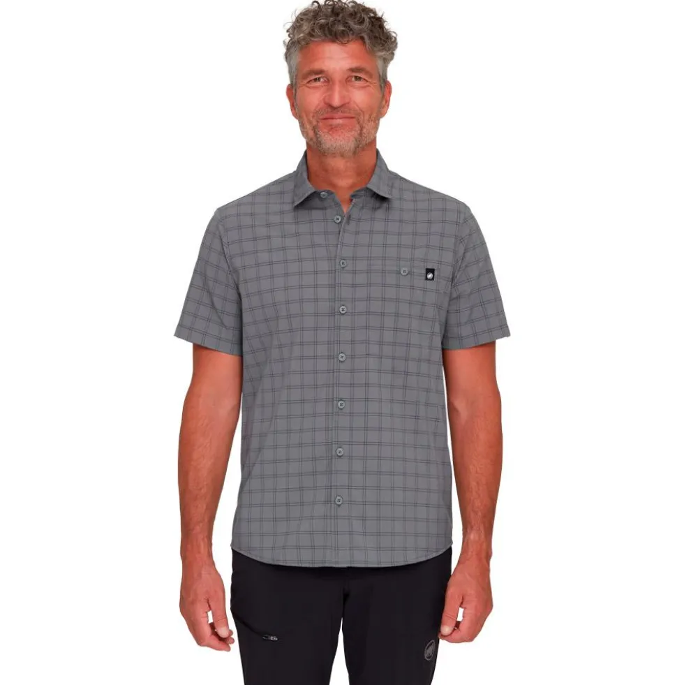 Camicia da trekking Mammut Lenni Shirt M Steel Black