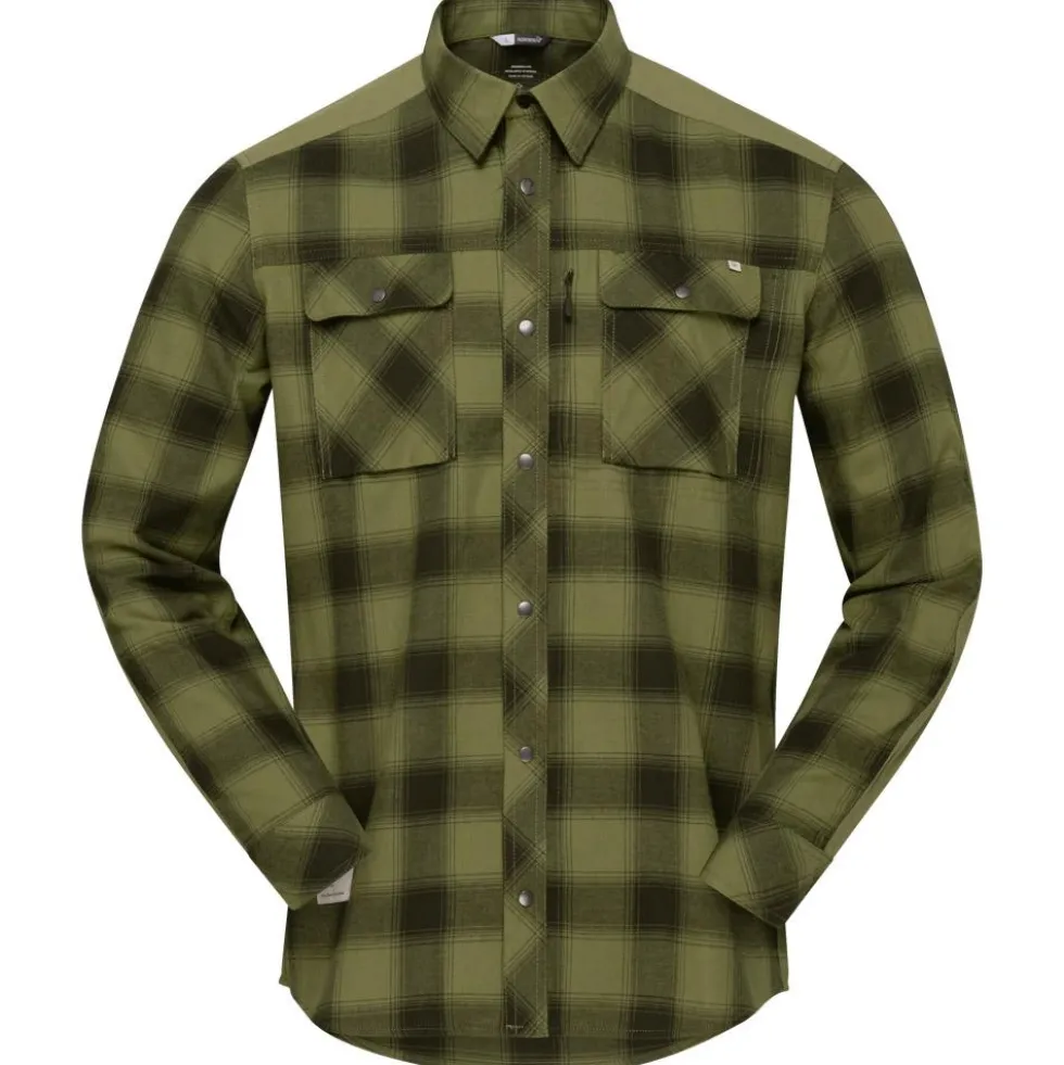 Camicia da trekking Norrona Femund Flannel Rosin