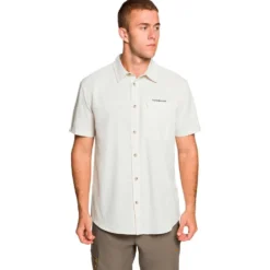 Camicia da trekking Trangoworld Esera DF White Onyx