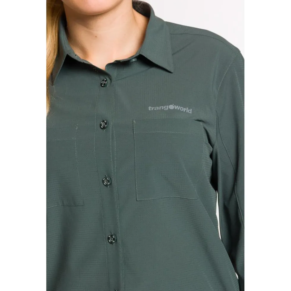 Camicia da trekking Trangoworld Ardones DF White Onyx