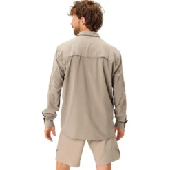 Camicia da trekking Vaude Men's Rosemoor L/S Shirt II Linen Uni