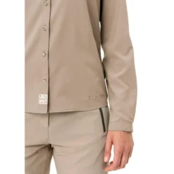 Camicia da trekking Vaude Women's Rosemoor Long Sleeve Shirt IV Linen
