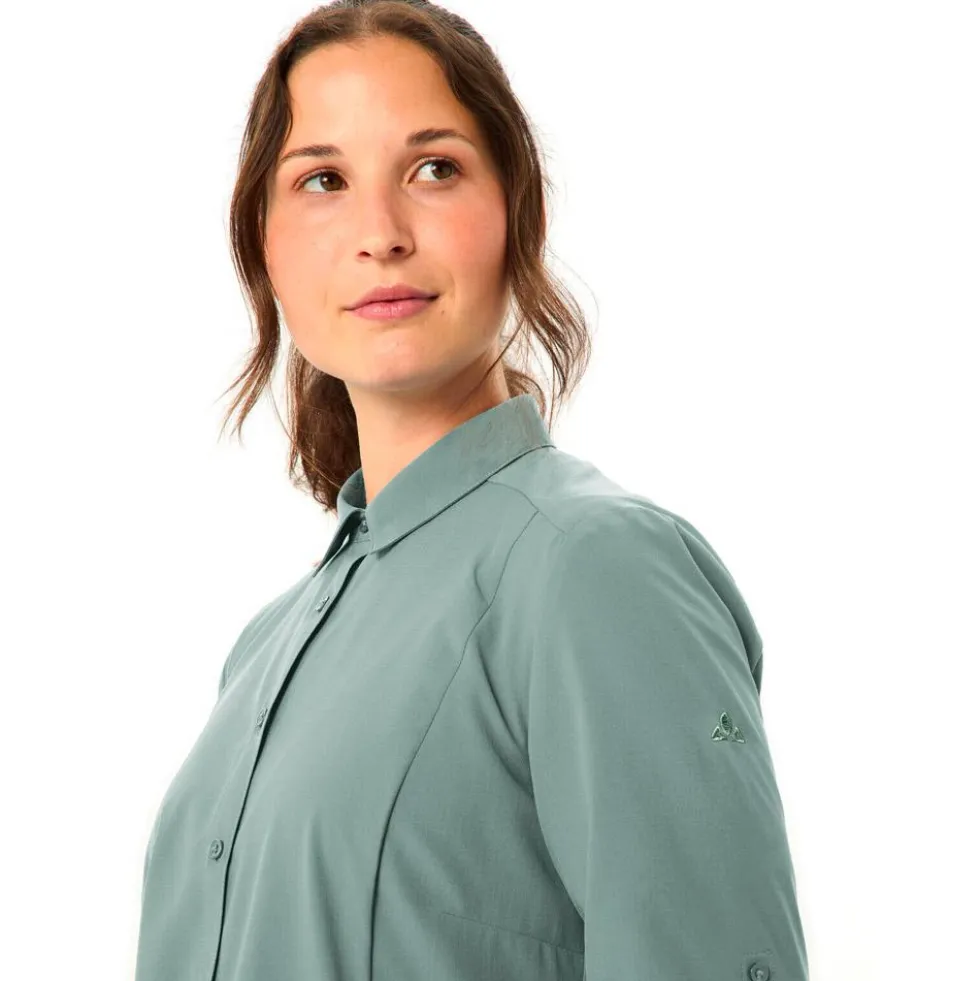 Camicia da trekking Vaude Women's Rosemoor Long Sleeve Shirt IV Dusty Fern