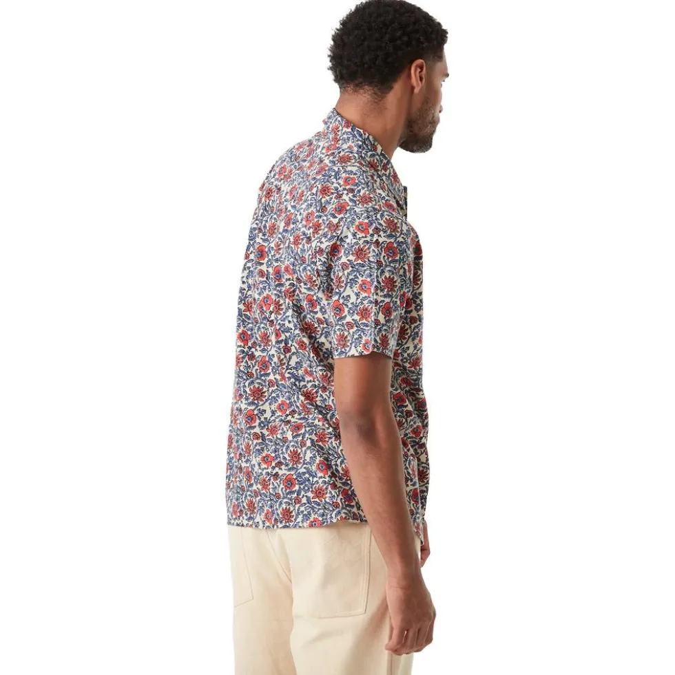 Camicia Picture Mataikona Short Sleeve Shirt Aster Print