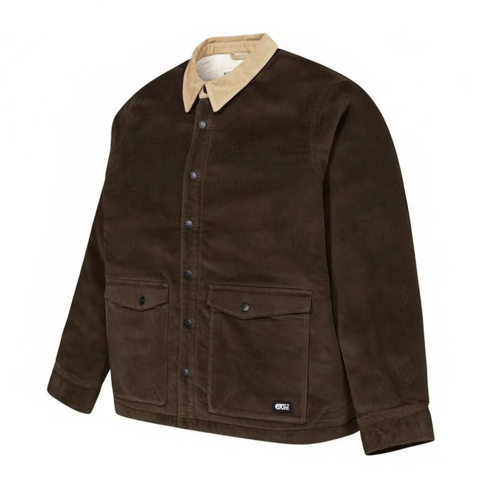 Camicia Picture Noliwa Corduroy Dark Chocolate Plaid
