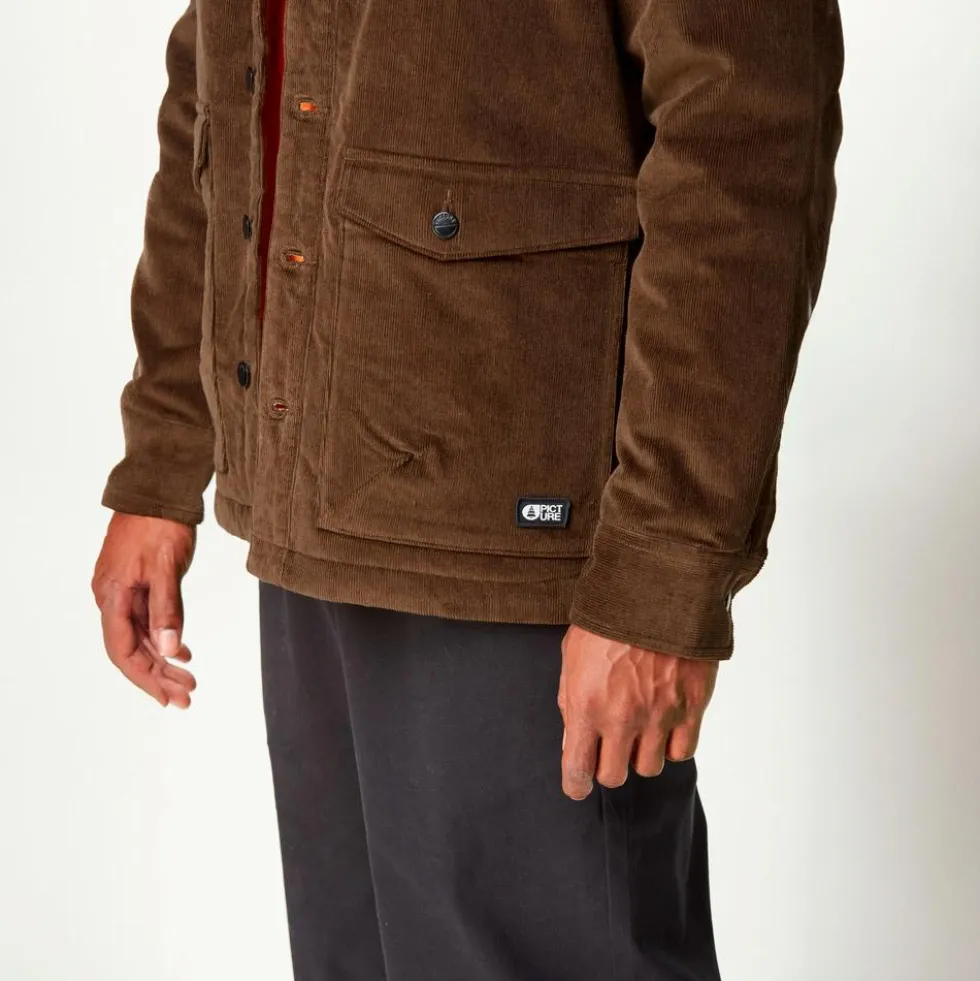 Camicia Picture Noliwa Corduroy Dark Chocolate Plaid