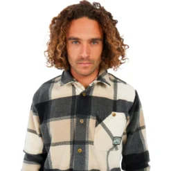 Camicia Protest PrtMitchel Outdoor Over Shirt True Black