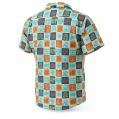 Camicia Vissla Ecology Center Hybrid Eco Short Sleeve Sand