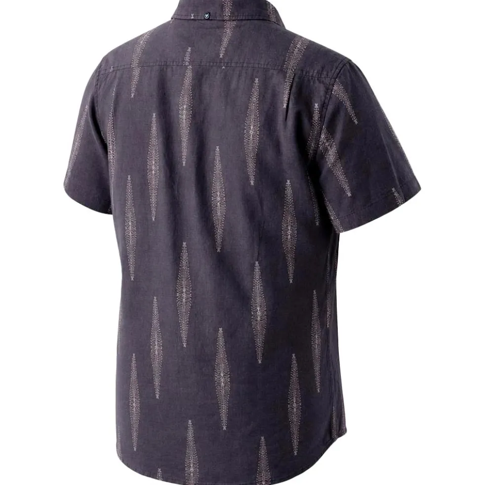 Camicia Vissla Seaside Eco Short Sleeve Shirt Phantom
