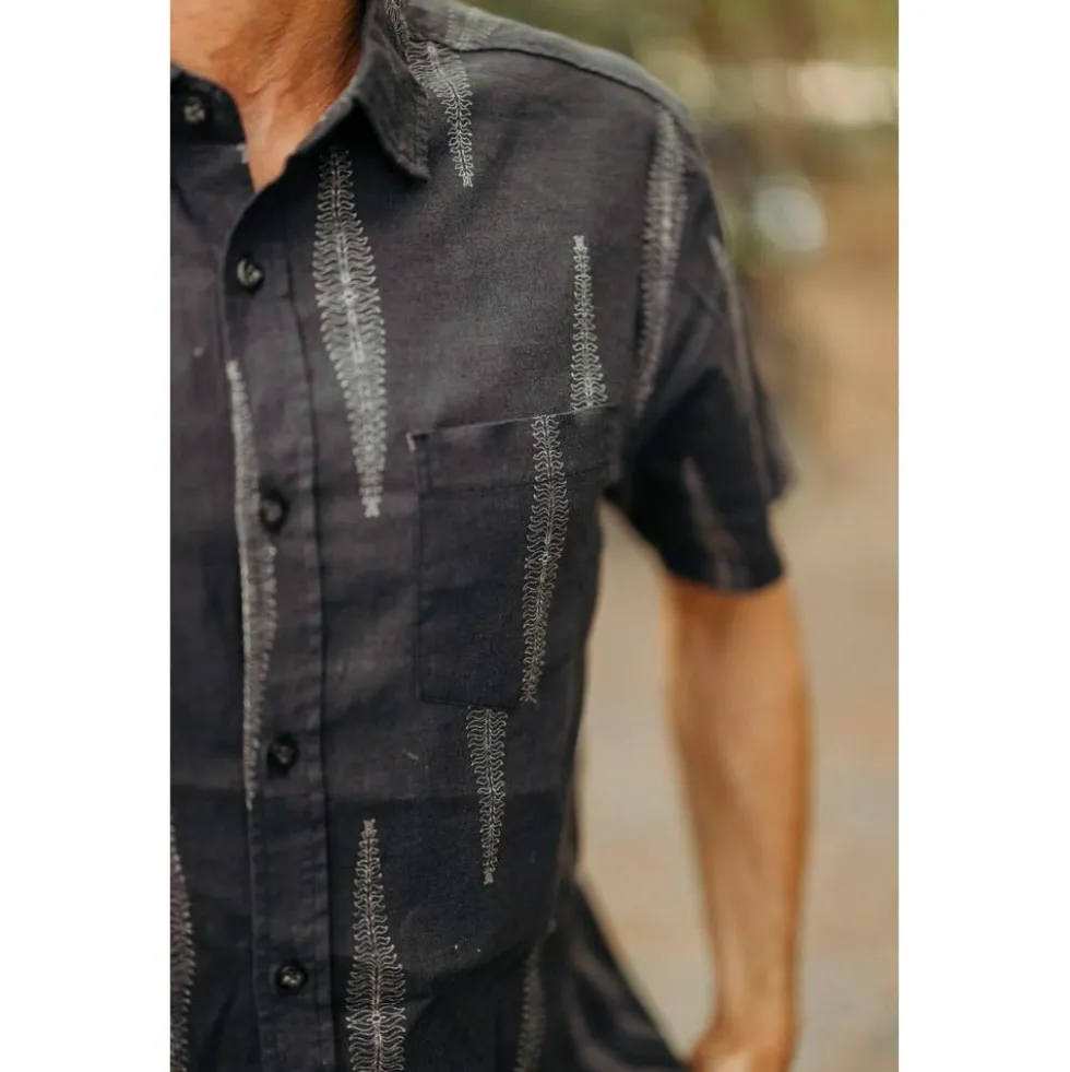 Camicia Vissla Seaside Eco Short Sleeve Shirt Phantom