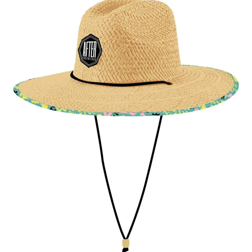 Cap After Essentials Straw Hat Stamps