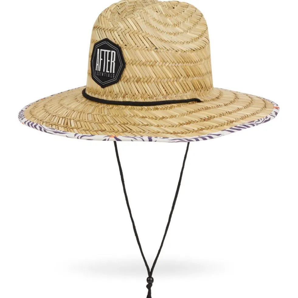 Cap After Essentials Straw Hat Spring Leaves