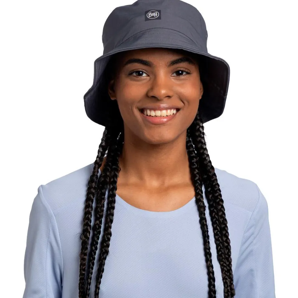 Cappelli da pescatore Buff Adventure Bucket Hat Solid Ash