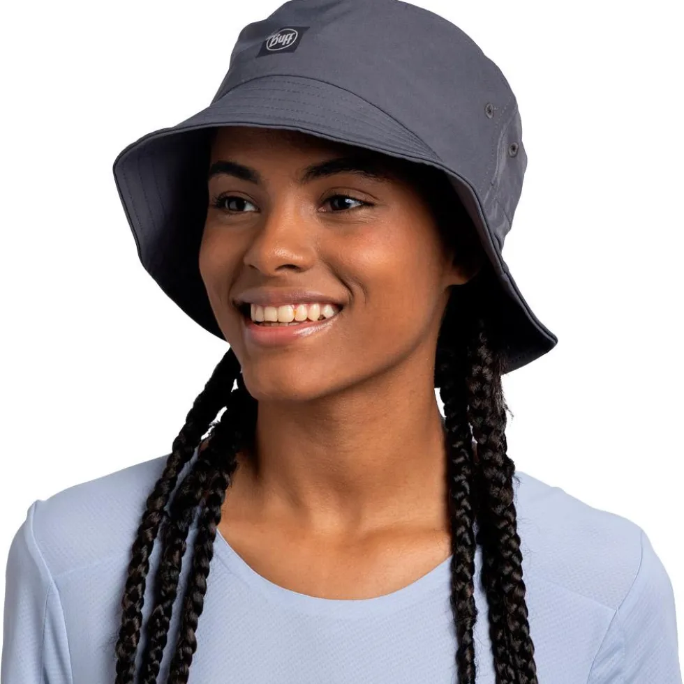 Cappelli da pescatore Buff Adventure Bucket Hat Solid Ash
