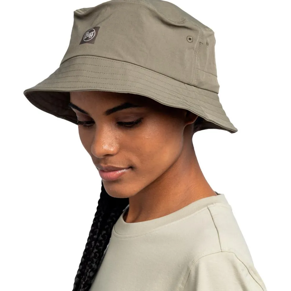 Cappelli da pescatore Buff Adventure Bucket Hat Solid Tundra Khaki