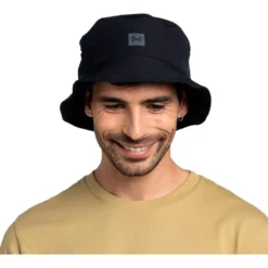 Cappelli da pescatore Buff Adventure Bucket Hat Solid Black