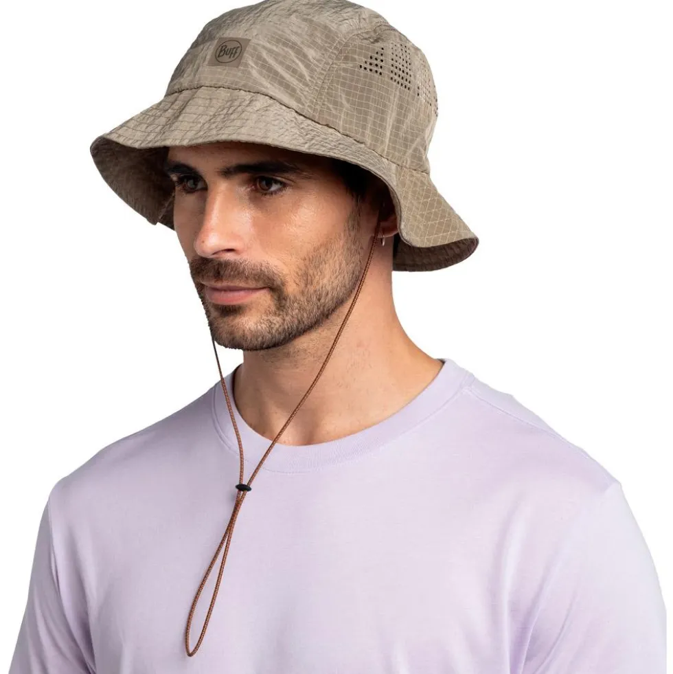 Cappelli da pescatore Buff Go Bucket Hat Soli Tundra Khaki