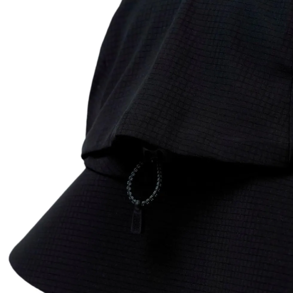 Cappelli da pescatore Buff Rain Bucket Hat Solid Black