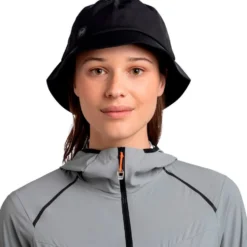 Cappelli da pescatore Buff Rain Bucket Hat Solid Black